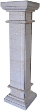 Pilar decoración de piedra natural mod. 34